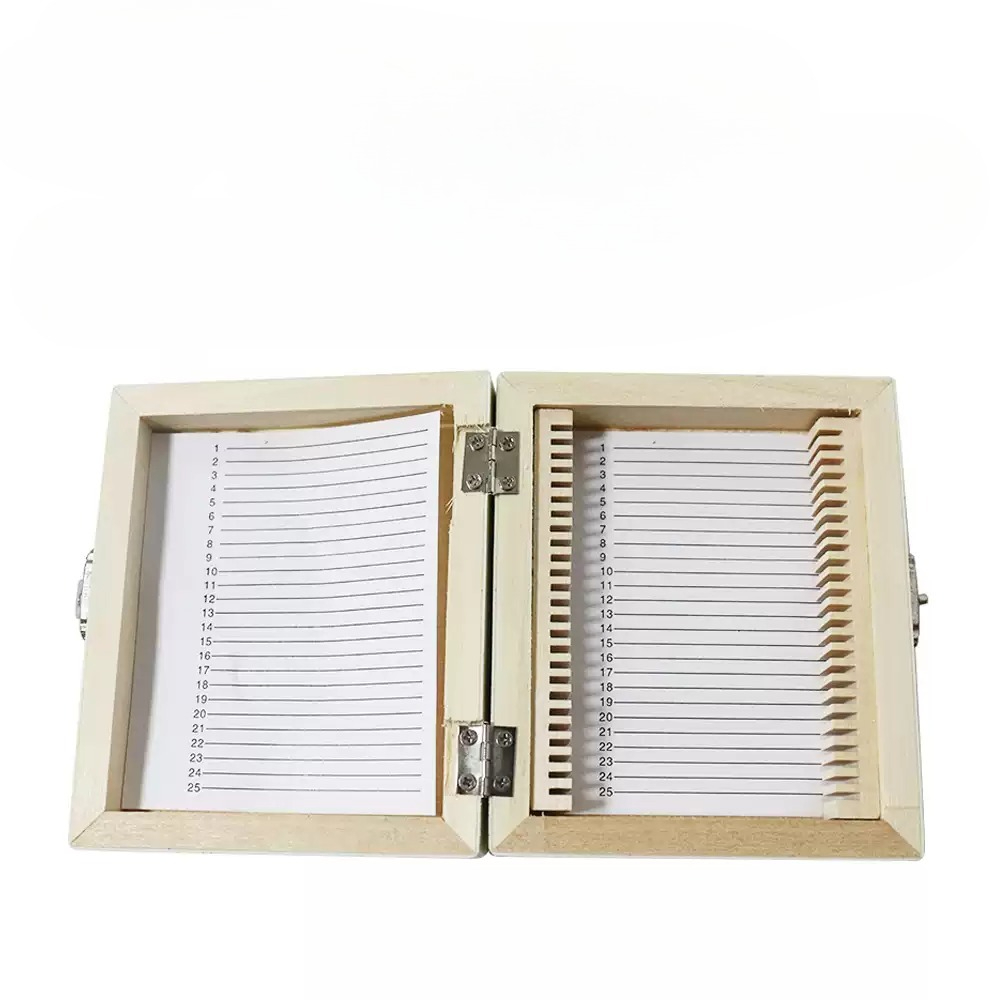 25/50/100 PCS Wooden Slide Box - đánh giá và giá Pathology Slide Storage